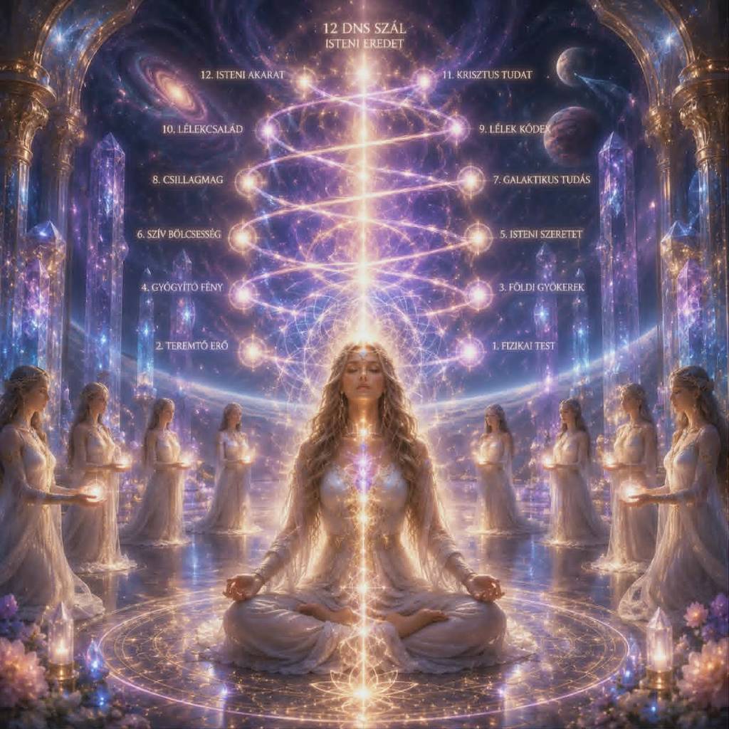 A 12 DNS-szál áthangolása meditáció