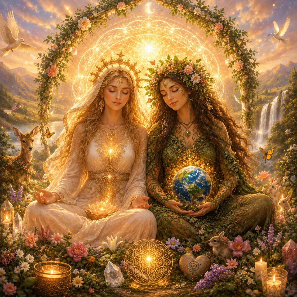 Aranyasszony meditáció Gaia IstenNővel